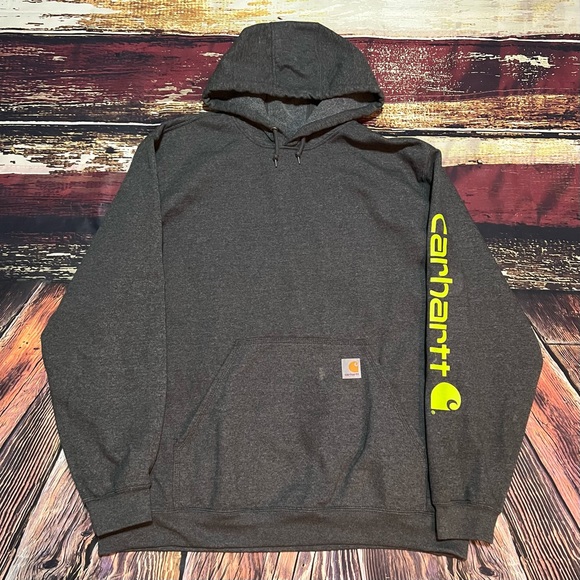 carhartt spellout hoodie